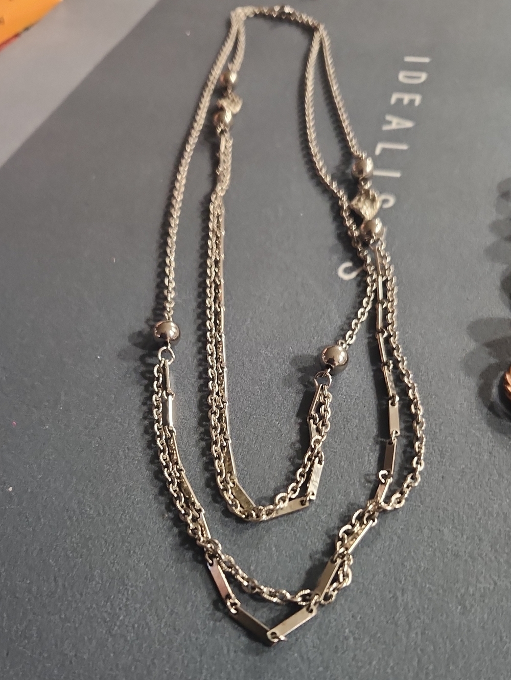 Park Lane Layered Silver Multi-Chain Necklace